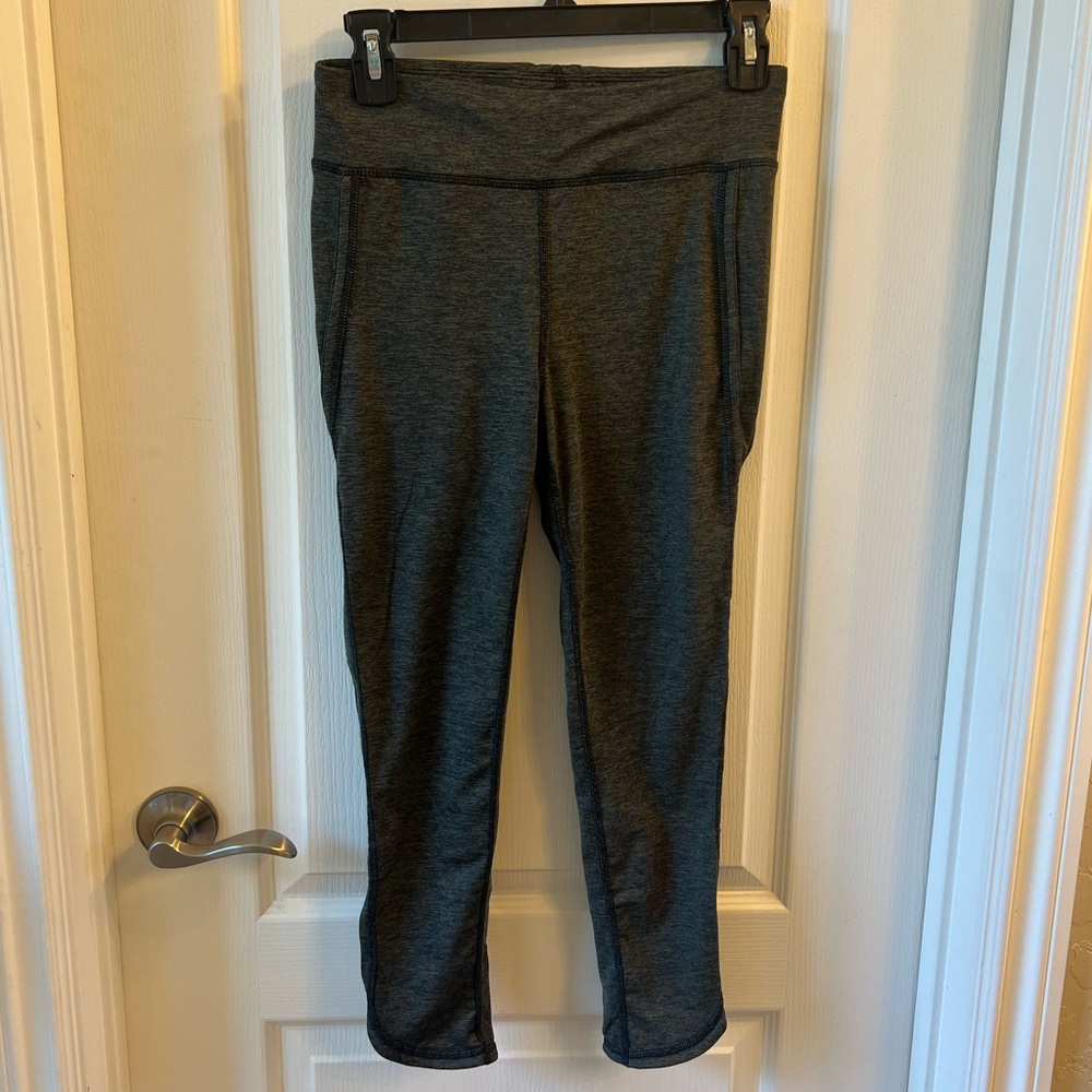 Free People FP Movement Crop Leggings Heather Olive Size M